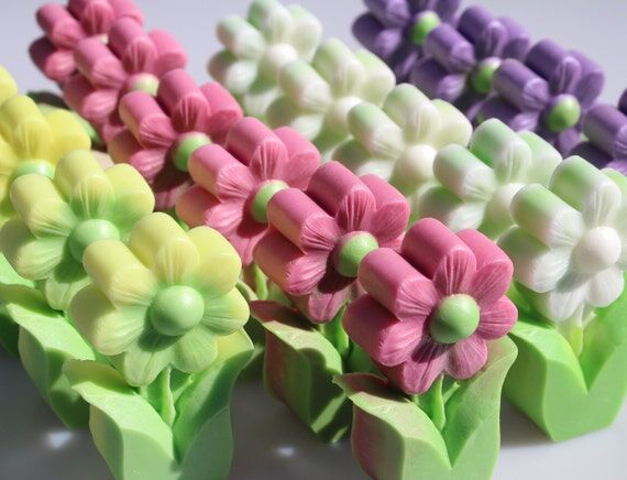 Spring Flower Soap: Honeysuckle, Rose, Lily, ...