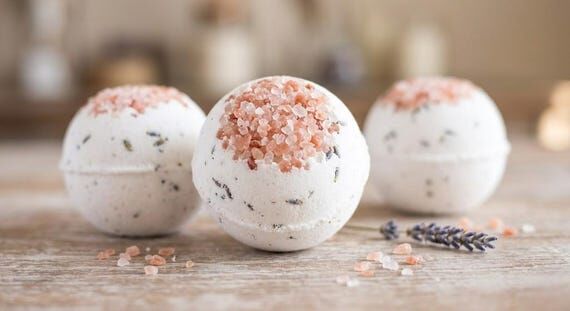 Himalayan Salt Bath Bomb • Detox Mineral So...