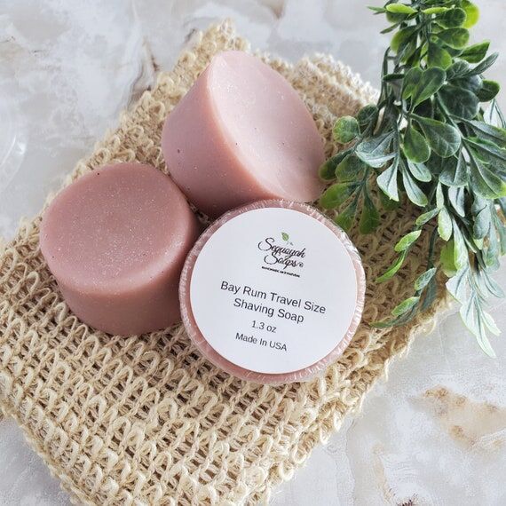 Bay Rum Travel Size Shaving Soap, Three Mini ...