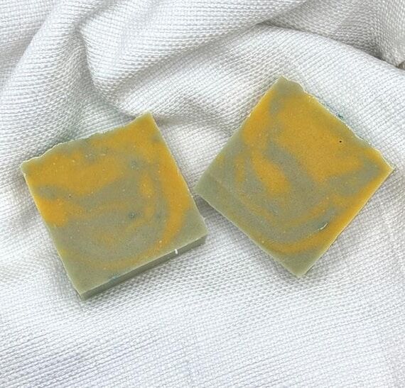 Matcha and Bergamot Goat's Milk Bar Soap, Goa...