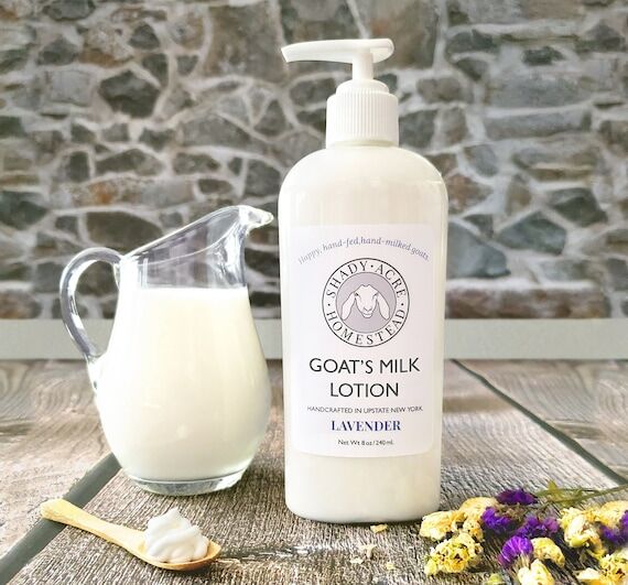 Handmade 8 oz Goat Milk Lotion w/Pump- Large ...