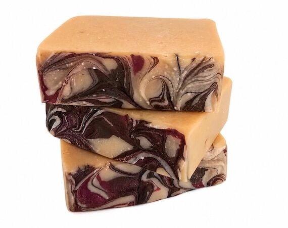 Large 5.5 oz Cherry Almond Goat Milk Soap Bar...