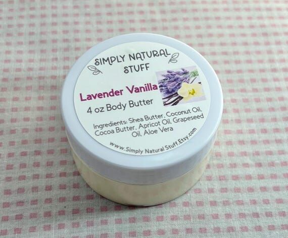 Lavender Vanilla Body Butter, Body Butter, Wh...