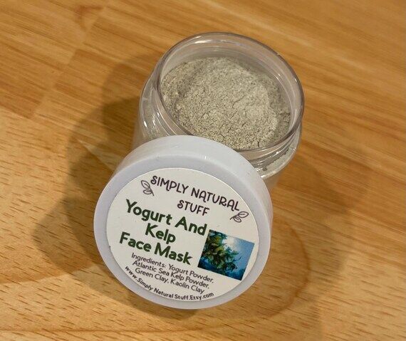 Yogurt And Kelp Face Mask, Clay Face Mask, Sk...