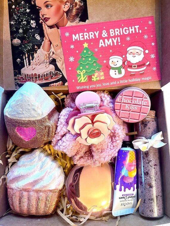 Hot Chocolate Letterbox Gift for Girls Cozy P...