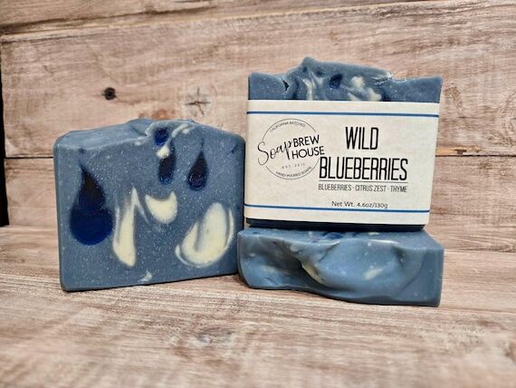 Wild Blueberries bar soap...
