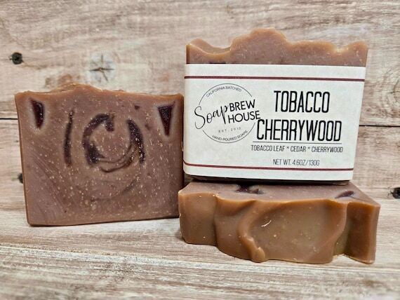 Tobacco + Cherrywood Bar Soap...