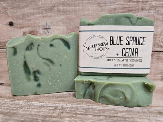 Blue Spruce + Cedar Bar Soap...