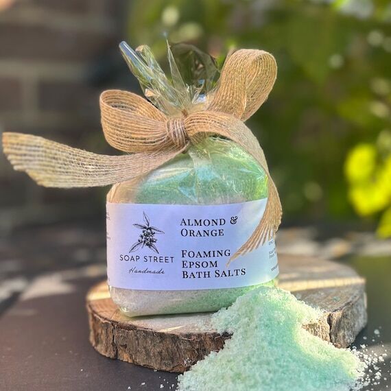 Almond and Orange Foaming Epsom Bath Salts 30...