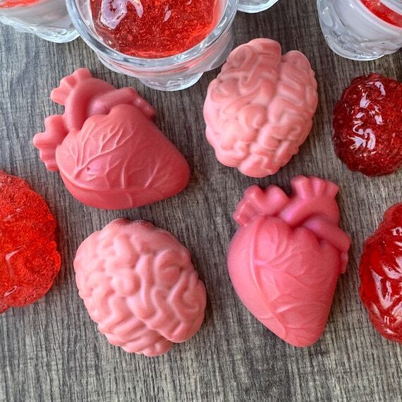 Handmade soap - Brain or Anatomic heart. Hall...