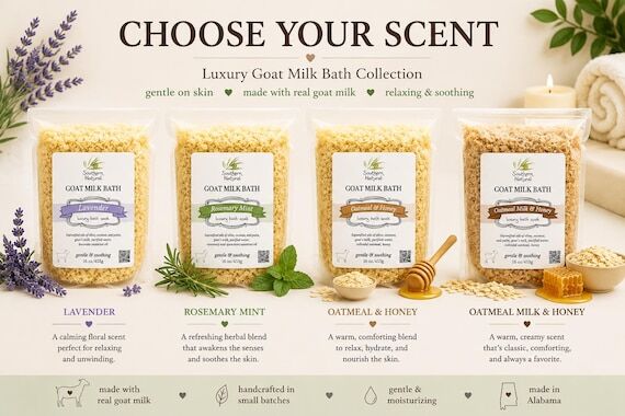 Luxury Goat Milk Bath | Large 16 oz Milk Bath...