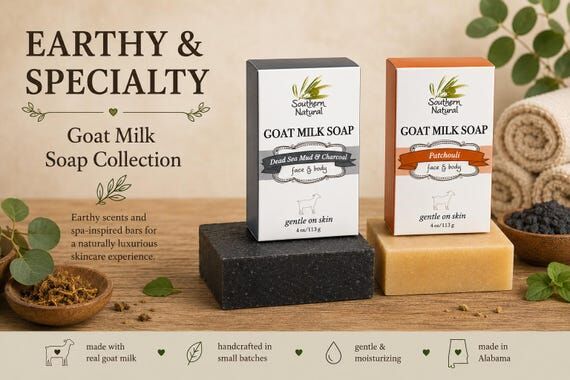 Earthy and Specialty Goat Milk Soap | Dead S...