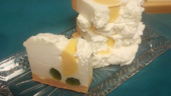 Coco Mango Scented Glycerin Soap Bar, Handmad...
