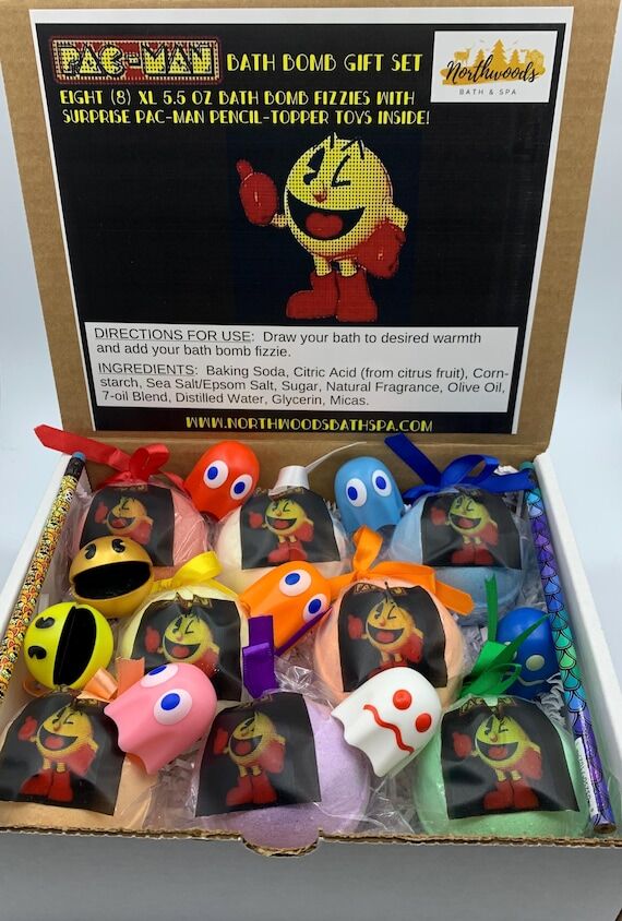 Pac-Man Pencil Toppers 8-pack XL 5.5 oz Bath ...