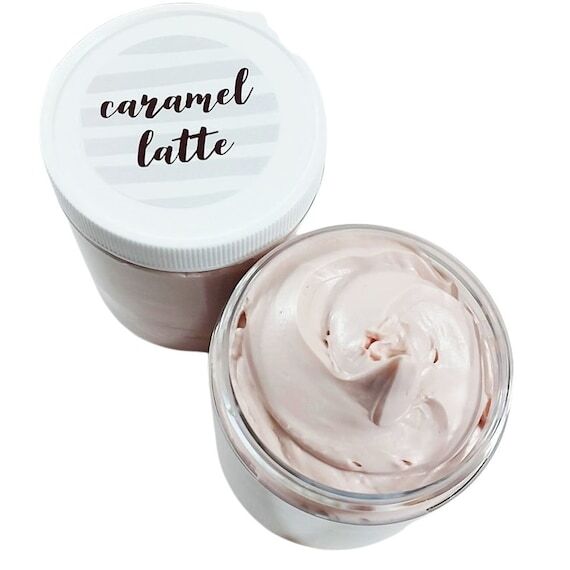 Caramel Latte Whipped Body Butter: Natural Fa...