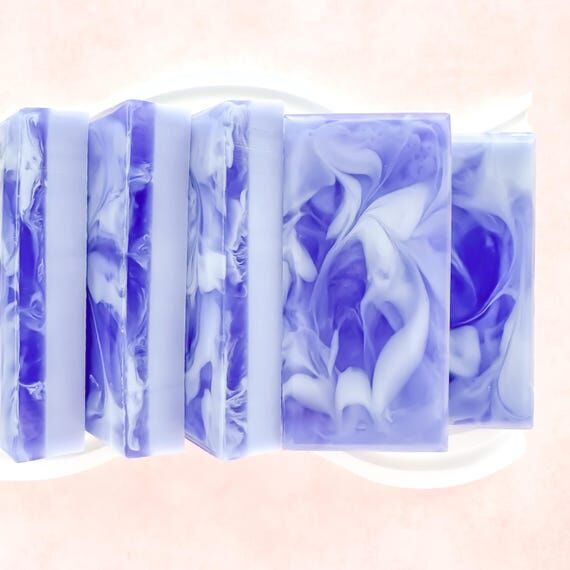 Butterfly Pea Latte Bar Soap with Buttermilk,...