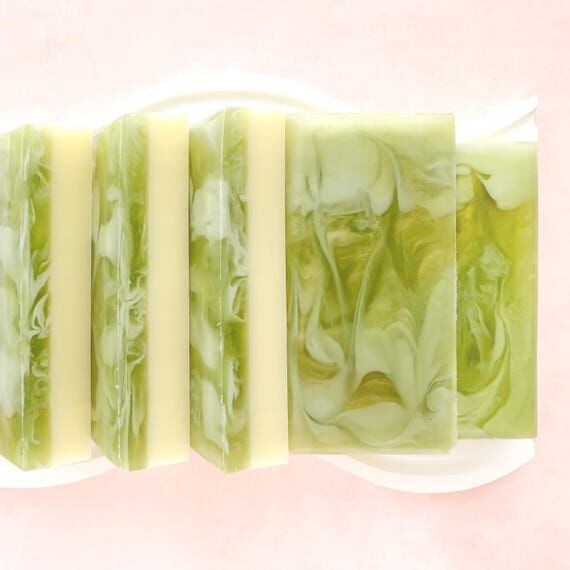 Green Tea Lemon Zest Soap Bar | Refreshing Sp...