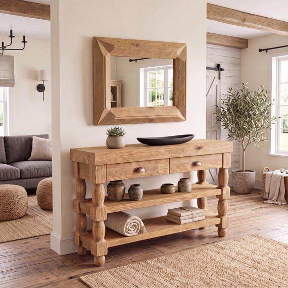 Handmade Reclaimed Rustic Solid Wood Dresser ...