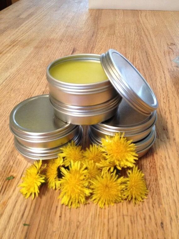 Handmade Dandelion Salve, Natural Herbal Balm...