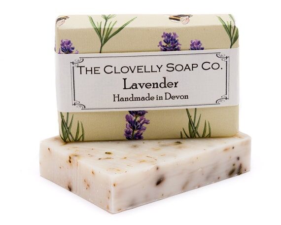 Lavender Natural Vegan Soap Bar - Handmade in...