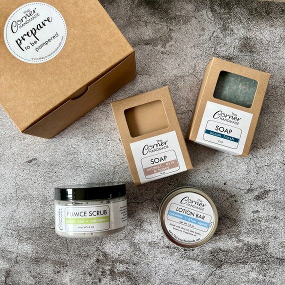 Pumice Hand Scrub Gift Set: Natural Exfoliati...