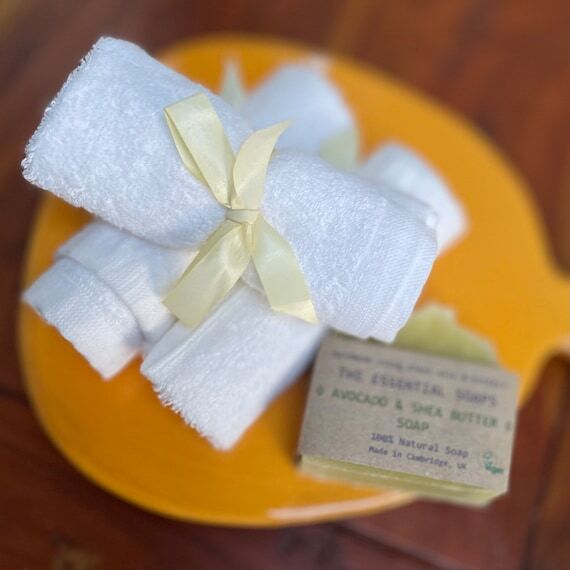 Bamboo Flannel Face Cloths: Reusable Zero Was...