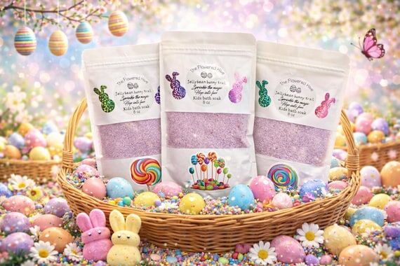 Jellybean Bunny Trail Kids mineral Bath Soak...
