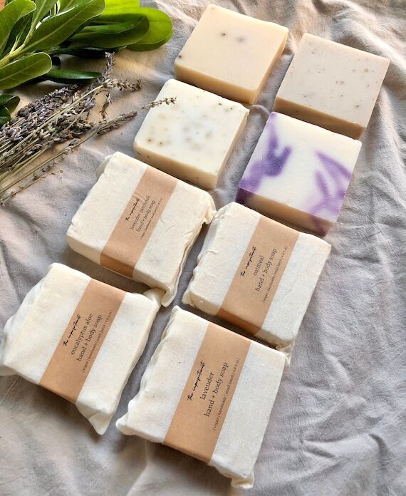 Large Vegan Soap Favors: Custom Label, Organi...
