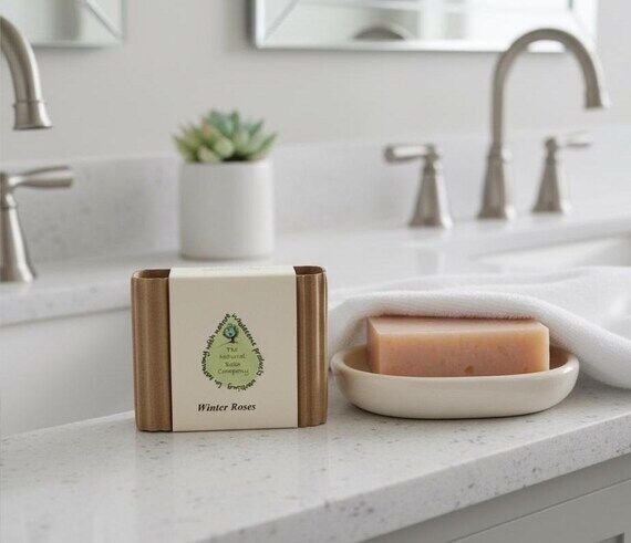 Winter Rose Handmade Soap: Goat Milk, Rose Ga...
