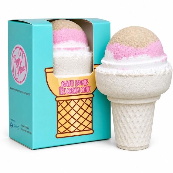 Ice Cream Cone Bath Bomb, Kids Birthday Gifts...