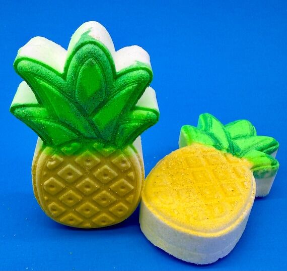 Pineapple bath bomb 2-pack, Gift for Kids, Pi...