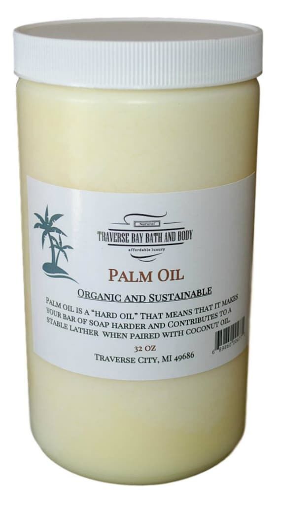 Palm Oil, Organic, 32 fl oz. Soap making supp...