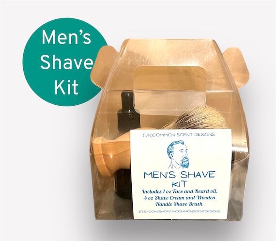 Mens Shave Kit, Fathers Day, Beard Care Gift ...