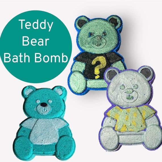 Teddy Bear Bath Bomb, Easter Kids Bath Bomb, ...