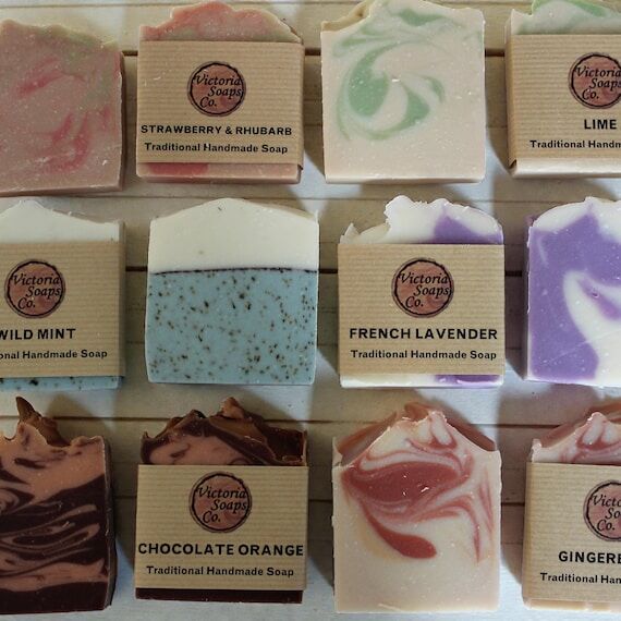 Handmade Organic Soap Bar, Natural Vegan cold...