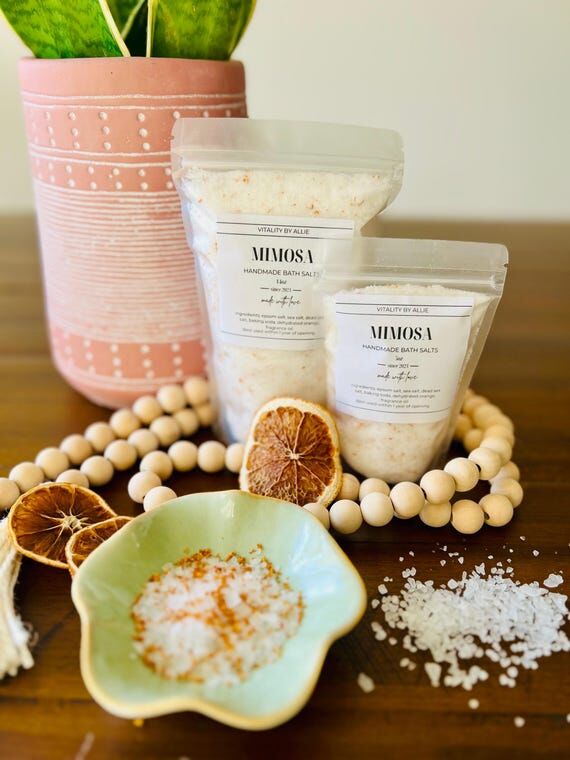 Handmade Bath Salts: Cocktail Inspired Mimosa...