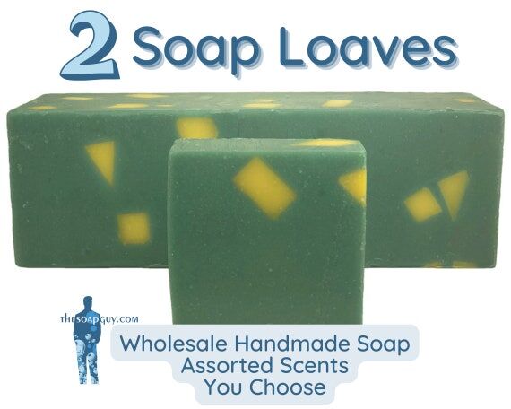 2 Wholesale Handmade Soap Loaves | Bulk Assor...