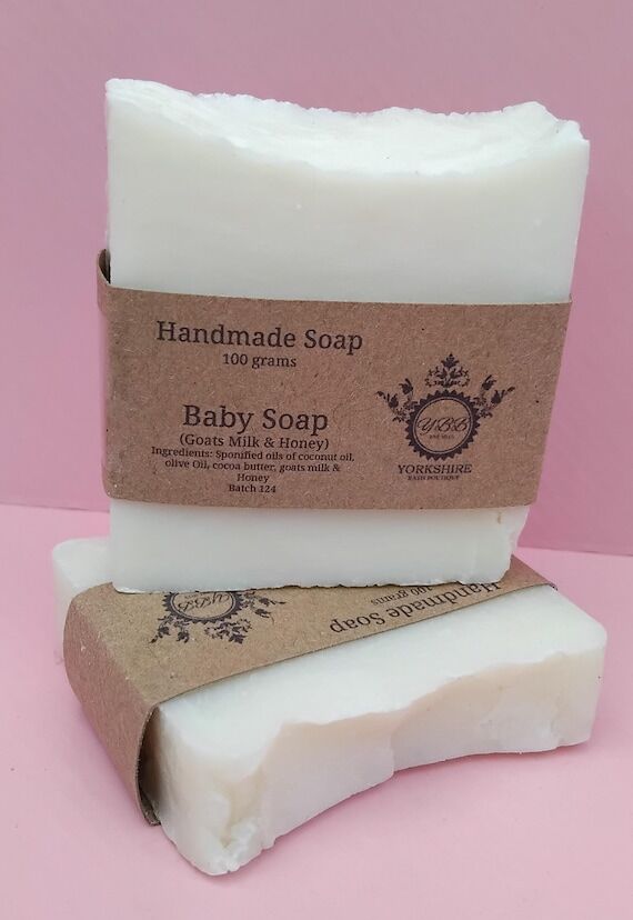 Handmade Goats Milk Baby Soap: Fragrance-Free...