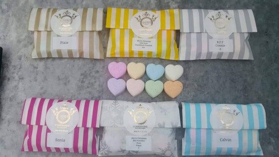 Mini Bath Bombs: Kids Mix, Personalised colou...