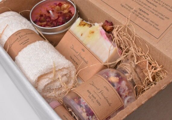 Gorgeous Handcrafted Tea Rose Gift Set - Soap...