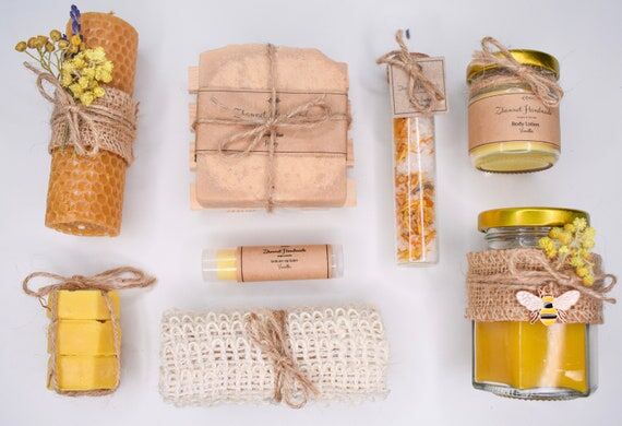 Luxurious Honey Super Pamper Set-Handmade Soa...