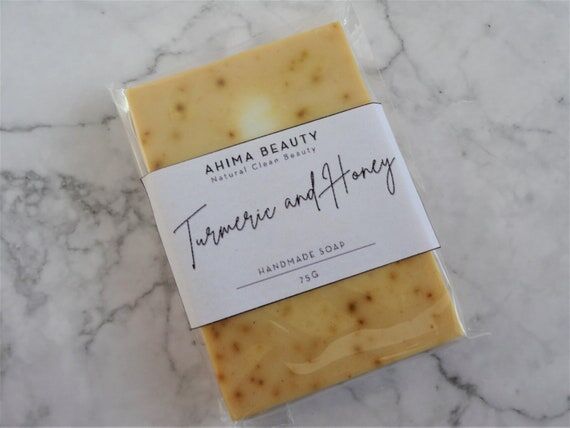 Turmeric & Honey Soap with oatmeal~ skin brig...