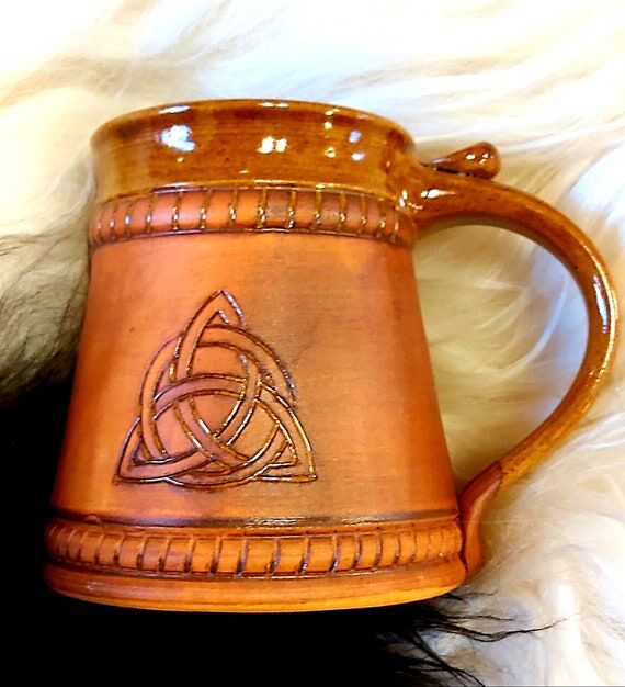 Trinity Mug Celtic Keltik Tankard 20oz Handma...