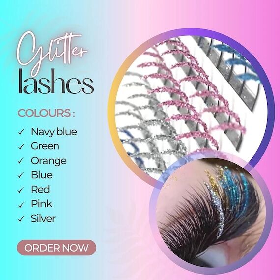 Fairy Glitter Lashes D Curl Mixed Lengths 0.1...
