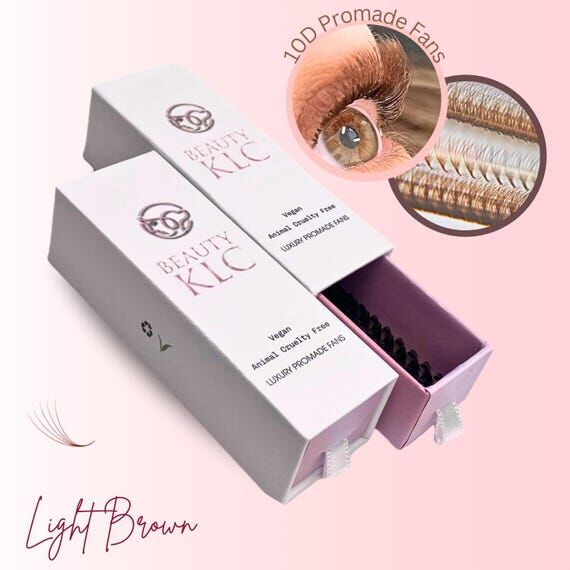 Light Brown Mixed Promades Loose Fans 5D | 0....