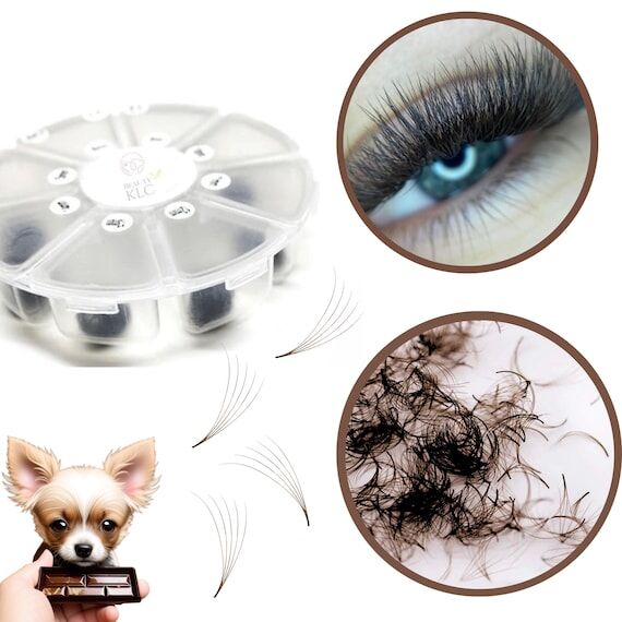 Dark Brown Promades Loose Fans Mixed Lengths ...