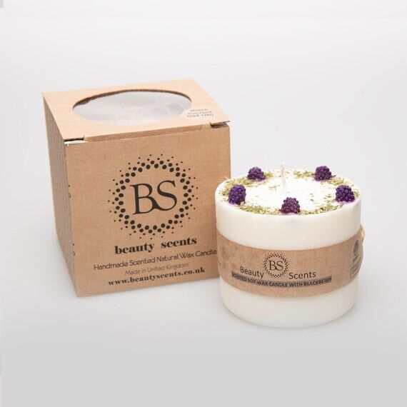Large Candle With Blackberry...