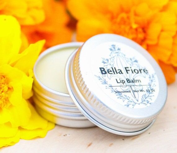 Unscented Natural Lip Balm • Handmade Moist...