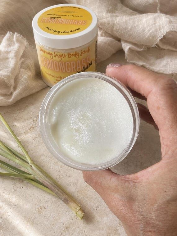 Handmade Citrus Lemongrass Foaming Sugar Scru...