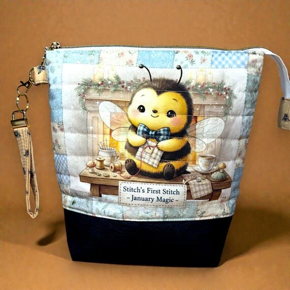 XL Project Bag, Great For Crafts, Cosmetic Zi...